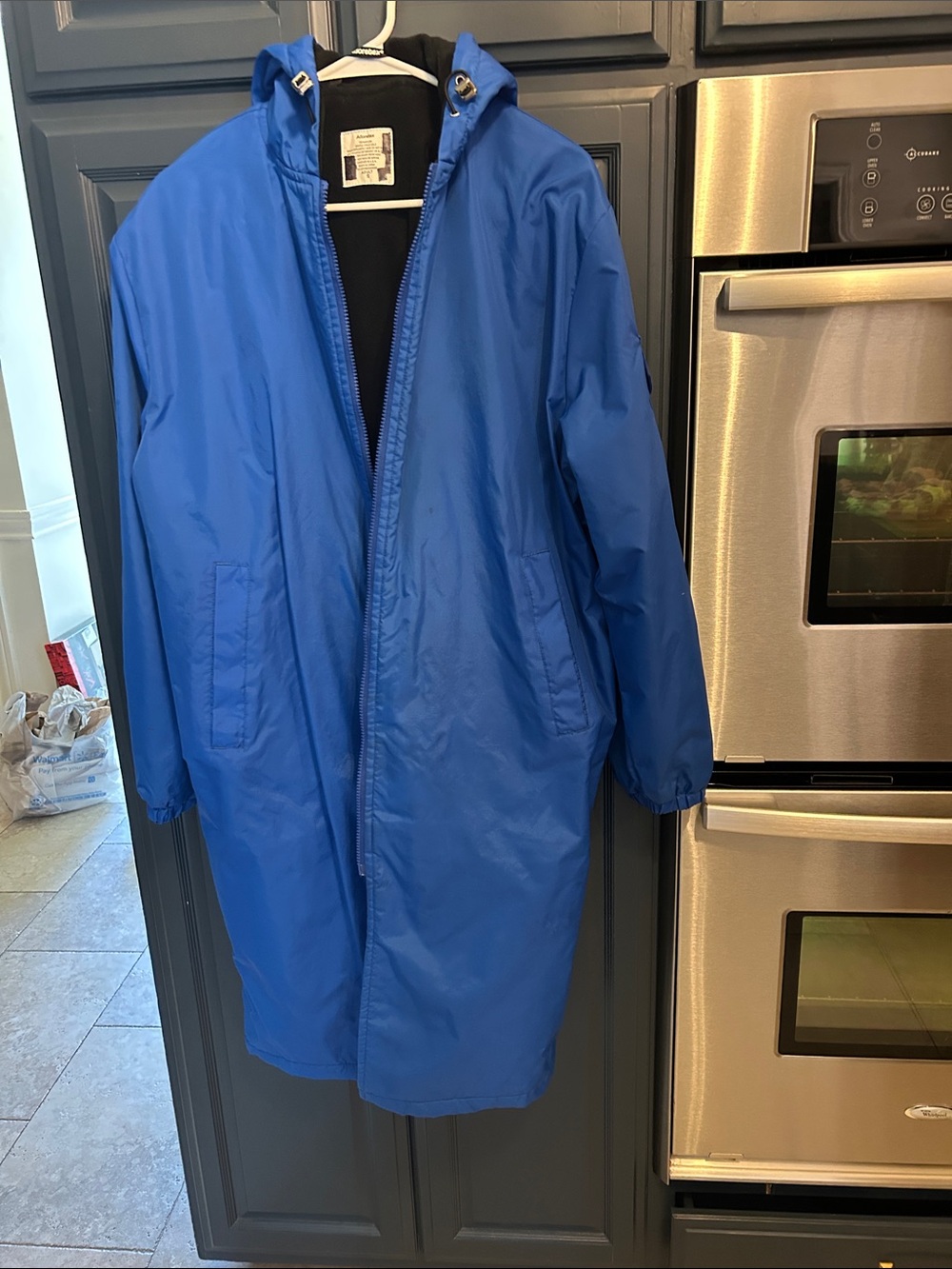 Royal Blue Hooded Swim Parka